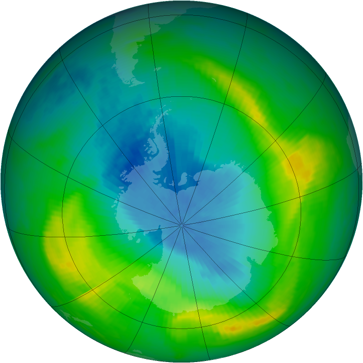 Ozone Map 1980-11-07